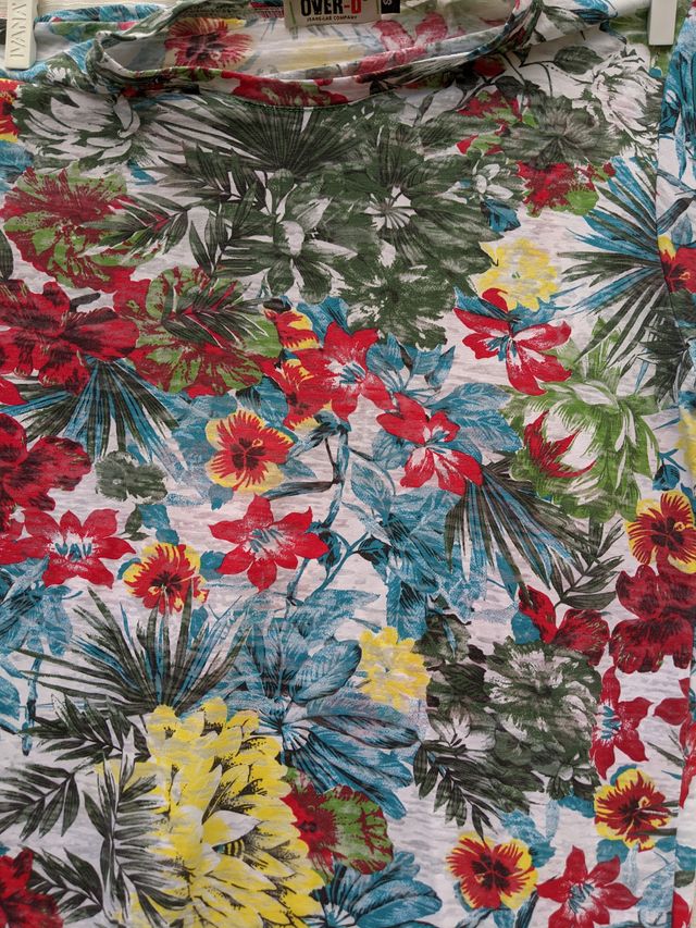 Maglietta OVER-D fiori S