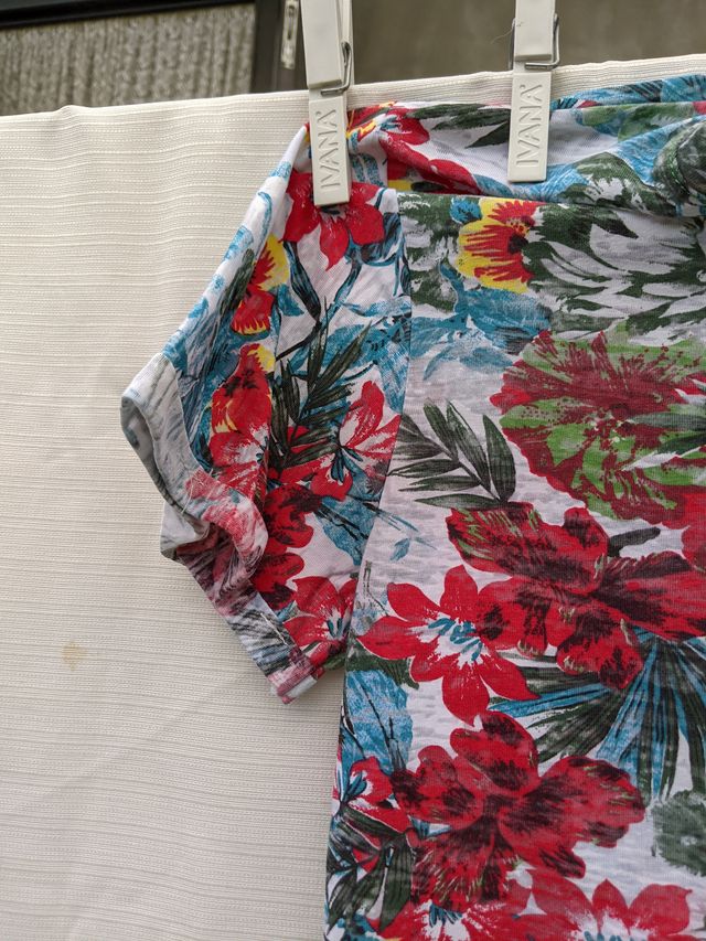 Maglietta OVER-D fiori S