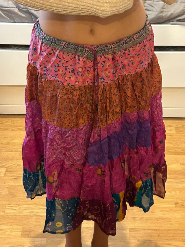 Falda hippie Mercadillo Talla XS