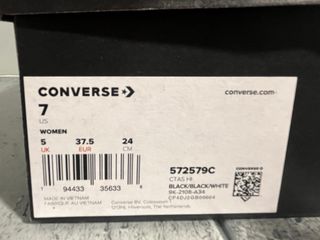 Converse Edición Limitada Negra