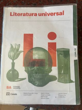 Literatura Universal 1 BA LOMLOE