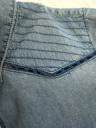 Camisa Vaquera Naf Naf Azul