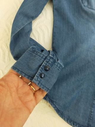 Camisa Vaquera Naf Naf Azul