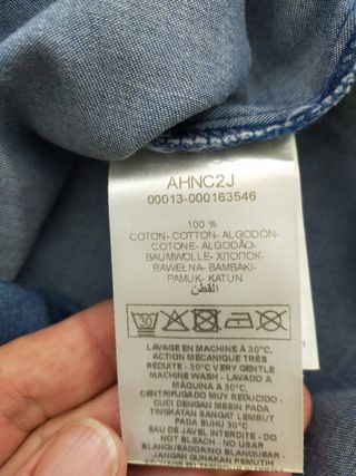 Camisa Vaquera Naf Naf Azul