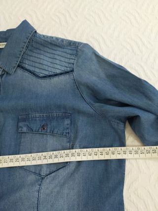 Camisa Vaquera Naf Naf Azul