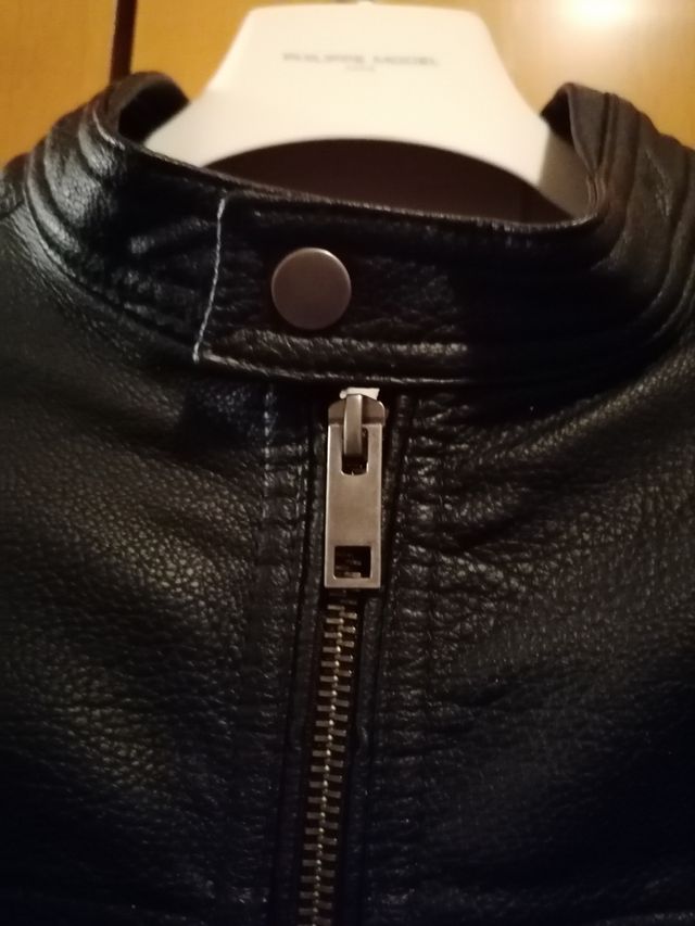 Giacca Pelle Jack&Jones Nera XL