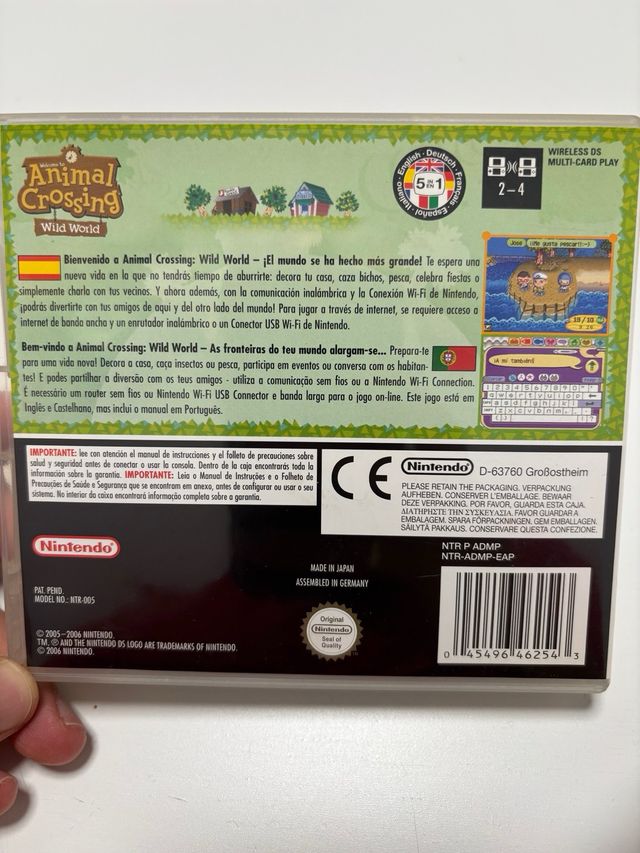 Animal Crossing Wild World Nintendo DS