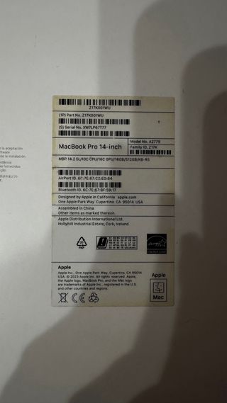 MacBook Pro Plata 512gb