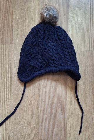 Gorro azul marino 9/12m