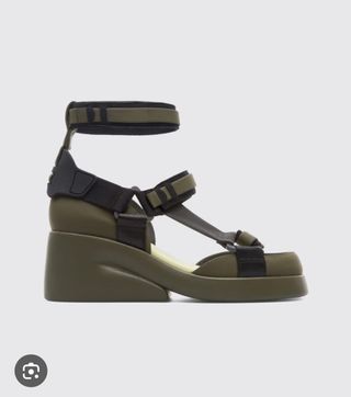 Sandalias Camper Kaah T.39 Verde/Negro