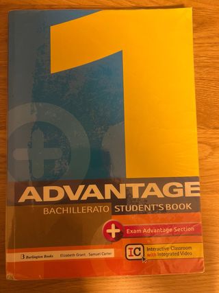 Advantage libro de inglés primero bachiller