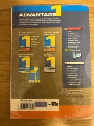 Advantage libro de inglés primero bachiller