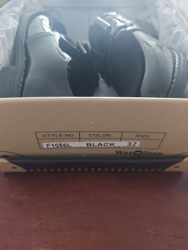 Zapatos escolares niña negros