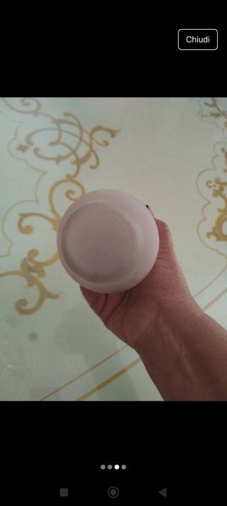 Vaso Murano Vetro Soffiato Vintage Anni 90