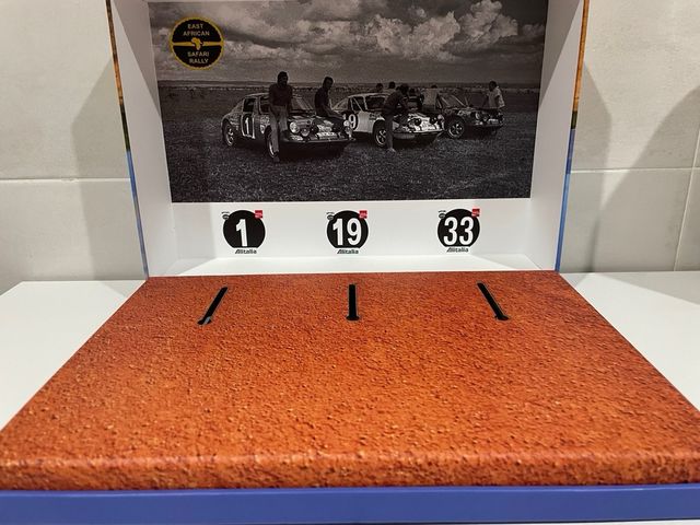 Caja expositora Scalextric Rally Safari 1971
