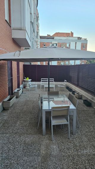 PARASOL BEIGE GRANDES DIMENSIONES