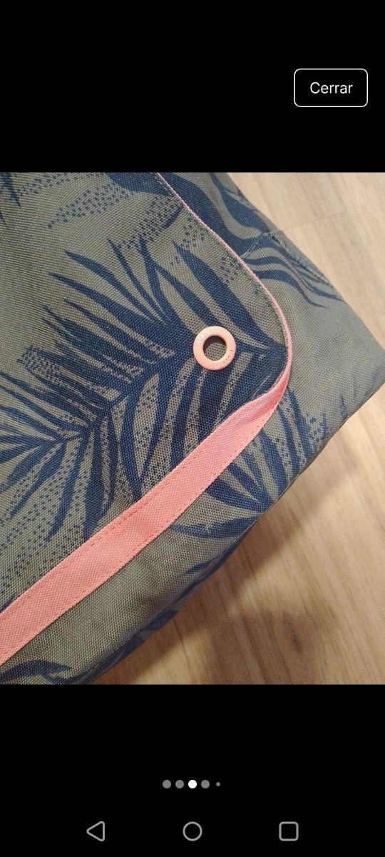 Mochila Roxy Verde y Multicolor