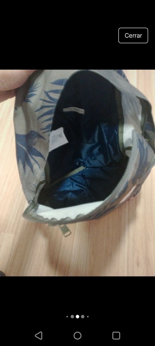 Mochila Roxy Verde y Multicolor