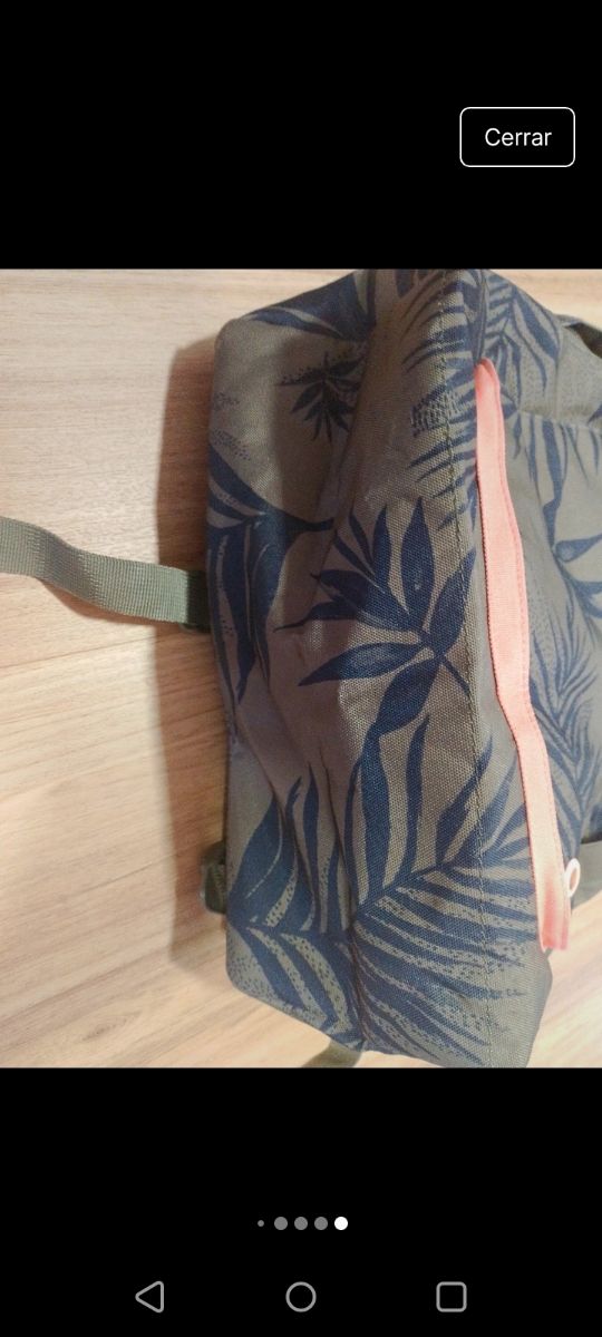 Mochila Roxy Verde y Multicolor