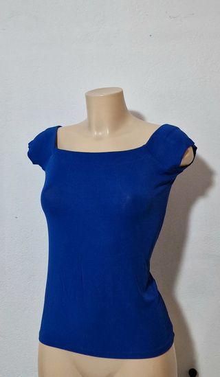 Camiseta Massimo Dutti Azul