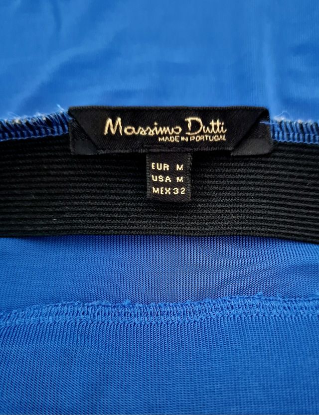 Camiseta Massimo Dutti Azul