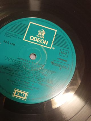 Vinilo LP gauchos 4 Homenaje a la vida
