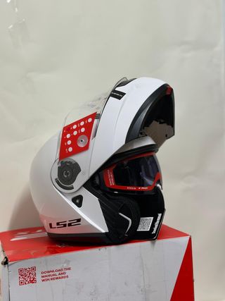 Casco Modular LS2 Strobe II Blanco