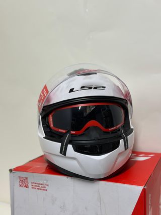 Casco Modular LS2 Strobe II Blanco