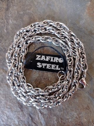 Cadena Zafiro Steel Plata