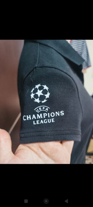 Polo Mujer UEFA Champions League Negro
