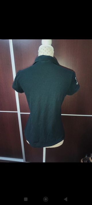 Polo Mujer UEFA Champions League Negro