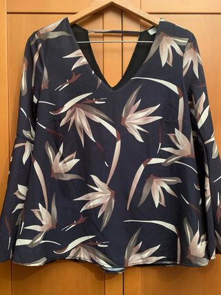 Blusa Euronice Talla M Estampada