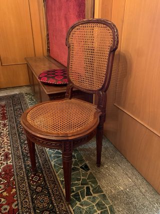 Set da entrata di antiquariato