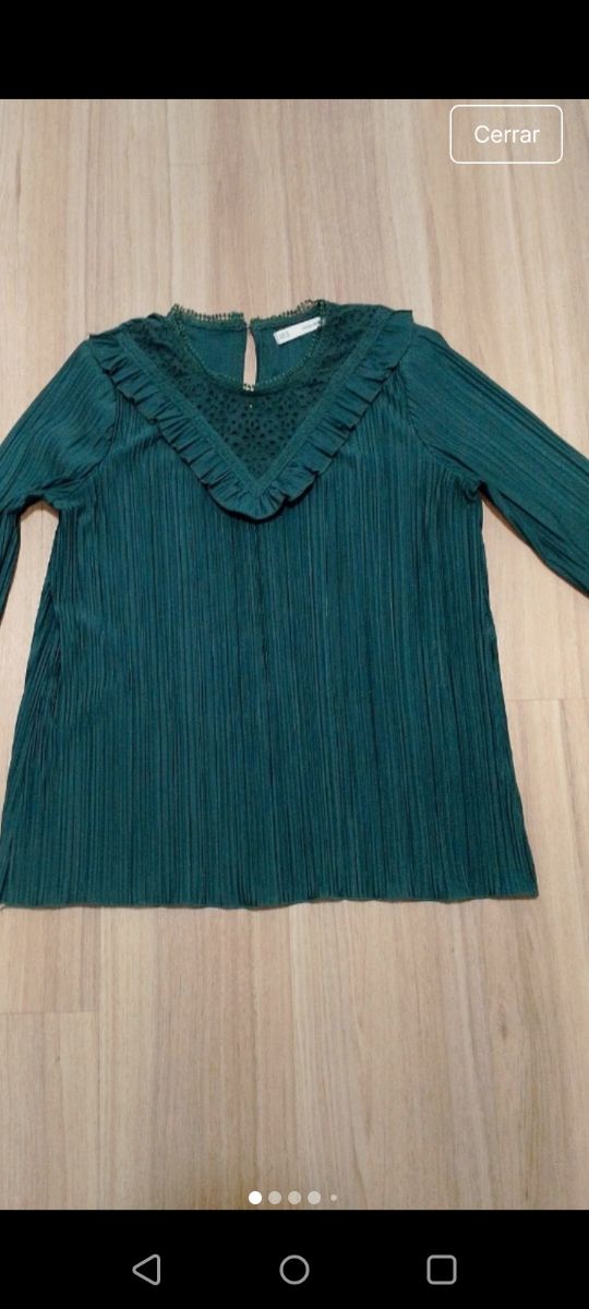 Blusa Sfera Talla M Verde