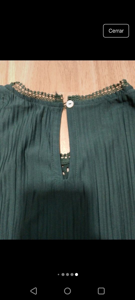 Blusa Sfera Talla M Verde