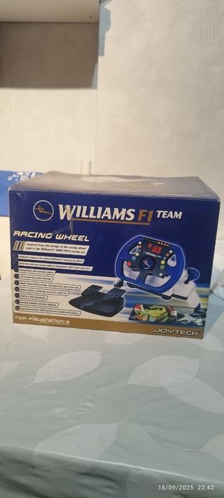 Volante y Pedales Racing Wheel Williams F1 Team.