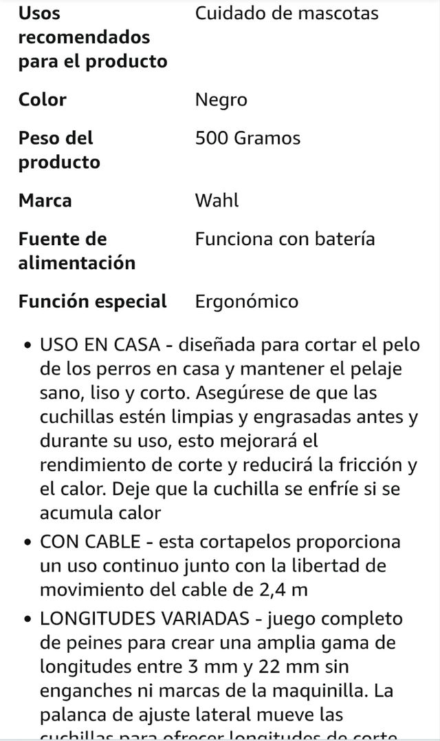 Máquina cortapelos Wahl Multi-Cut