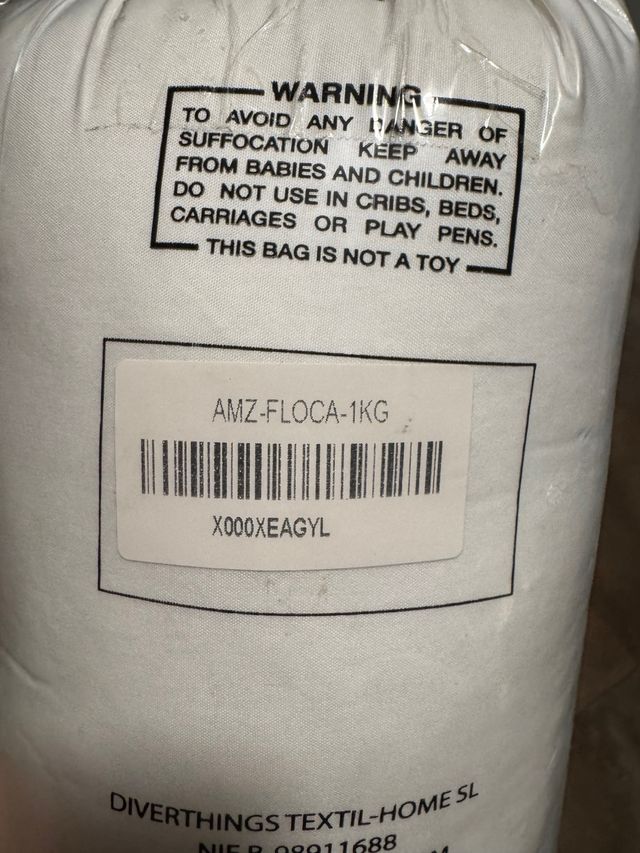 Relleno Fibra Hueca 1kg