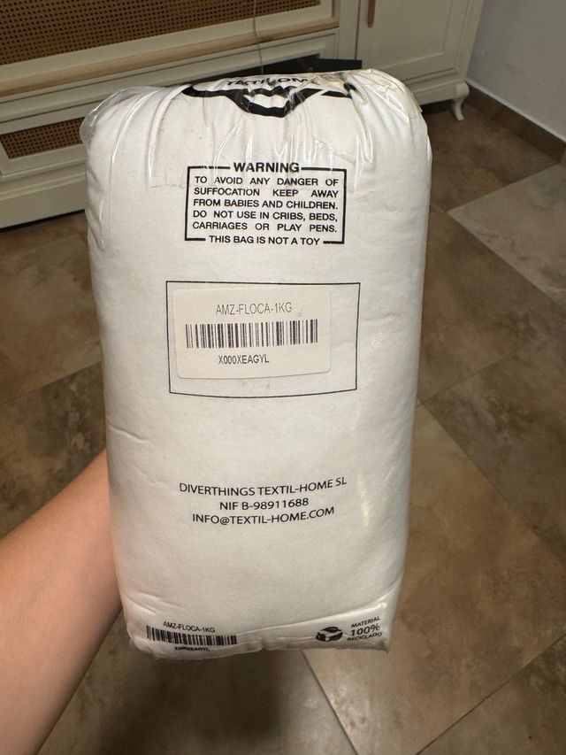 Relleno Fibra Hueca 1kg