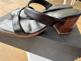 Sandalias Uterqüe Negras Talla 36