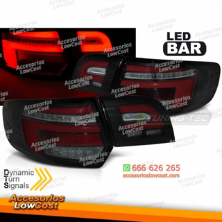 FAROS LED LUCES TRASERAS ROJAS NEGRAS SEQ se adap
