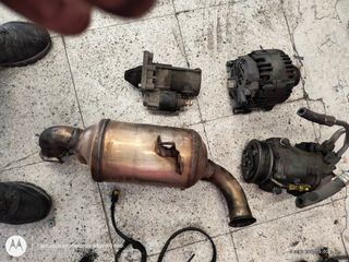 Alternador, motor de arranque, compresor A/C