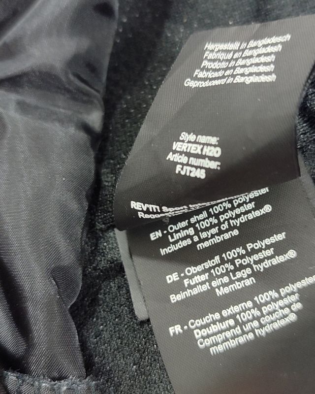 Chaqueta Moto Rev'it Talla L Negra