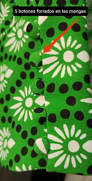 Blusa Zara verde estampada