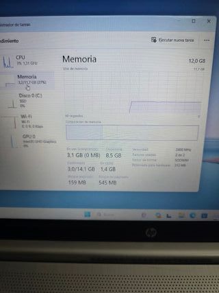 Ordenador portátil HP DECIMA GENERACIÓN, 12RAM 