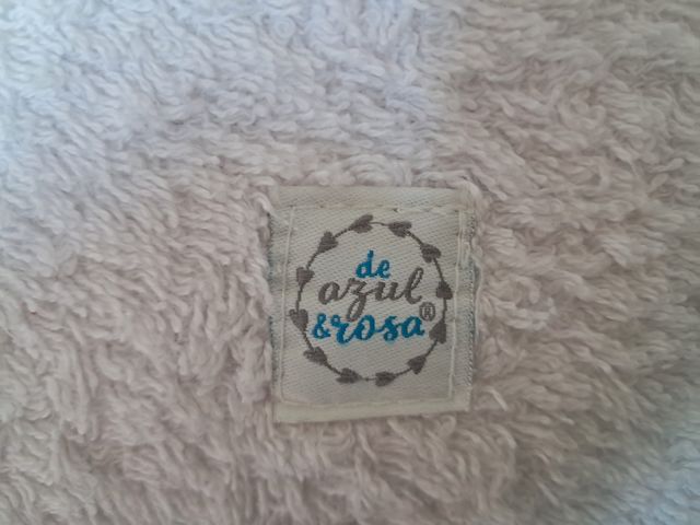 Cambiador de bebé acolchado blanco 50x70cm