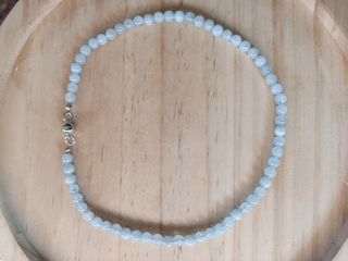 Gargantilla de Aguamarina Natural