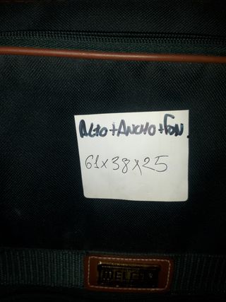 Maleta de cabina Melco negra