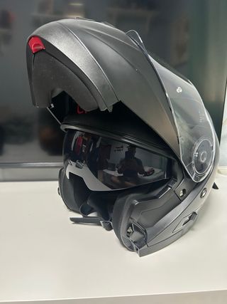 Casco Moto Shiro SH-507 Negro Mate talla XL