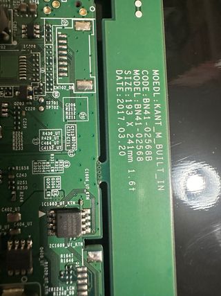 Placa base y alimentación Samsung TV